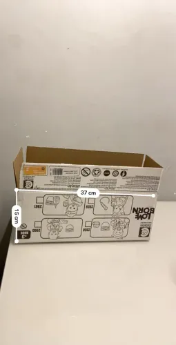 Caixa de papelão 37x15