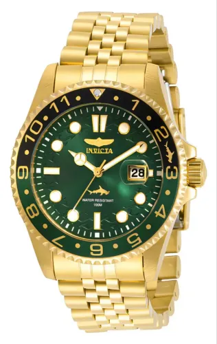 Relógio Invicta Pro Diver Original - Dourado com Mostrador Verde | Novo | Peça Única