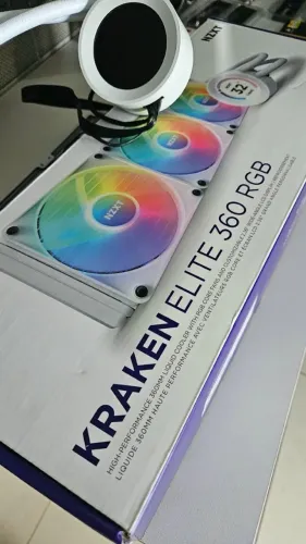 Watercooler Nzxt Kraken Elite Lcd 360mm (Seminovo 3 meses de garantia)