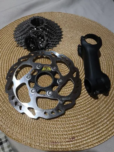 Kit mesa avançado de guidão, cassete e disco