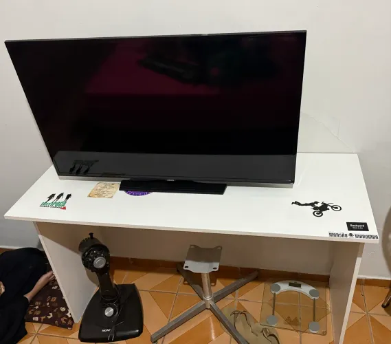 Mesa de 1,25 metros em MDF