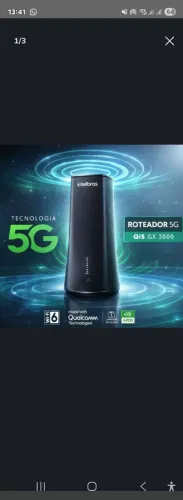 Roteador 5g intebras wifi6 Dual Band Gx3000 [com nota fiscal]