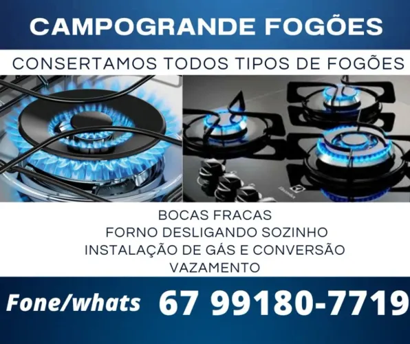 Conserto de fogão em domicílio