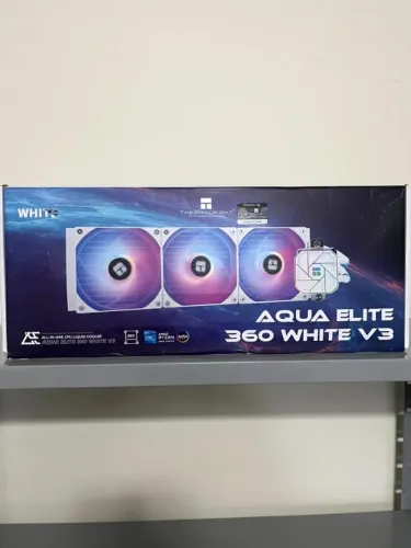 Water Cooler Thermalright Aqua Elite V3, ARGB, 360mm, Branco, TR-AE-360-V3-WH-ARGB