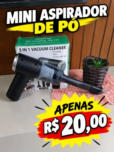 Aspirador de po portátil