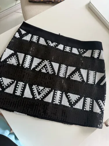 Saia Paetê fashion