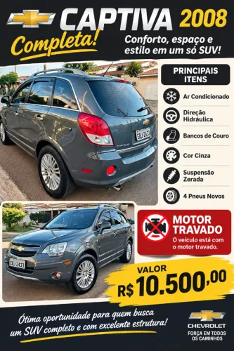 Chevrolet Captiva Sport AWD 3.6 V6 24V 261cv 4X4 2008