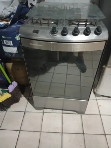 Fogão Brastemp inox