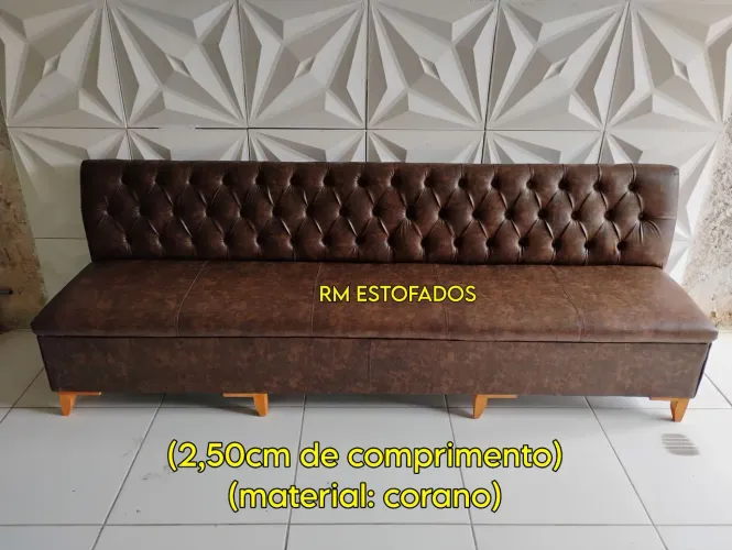 Sofá para barbearia, sala de espera e salão em promoção 