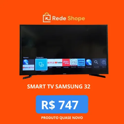 A SMART TV 32" QUE VOCÊ ESTAVA PROCURANDO POR APENAS R$ 747! ?