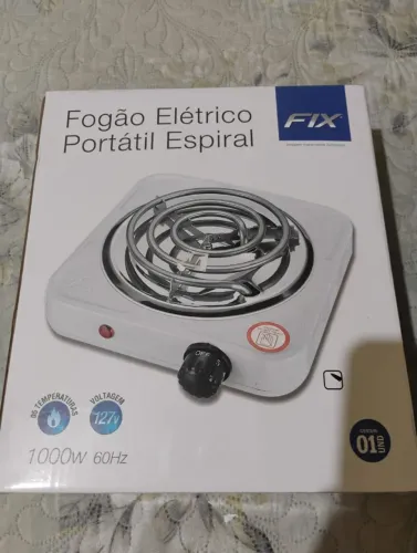 Fogão elétrico portátil espiral