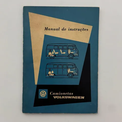 Manual do Proprietário Original VW Kombi 1960 - Raridade para colecionadores!