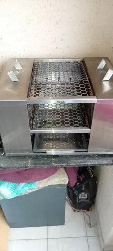 Churrasqueira inox sem fumaça