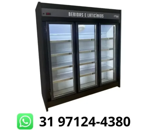 Refrigerador Expositor 3 Portas Polar Novo