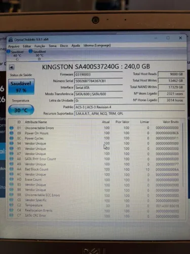 SSD 240GB KINGSTON