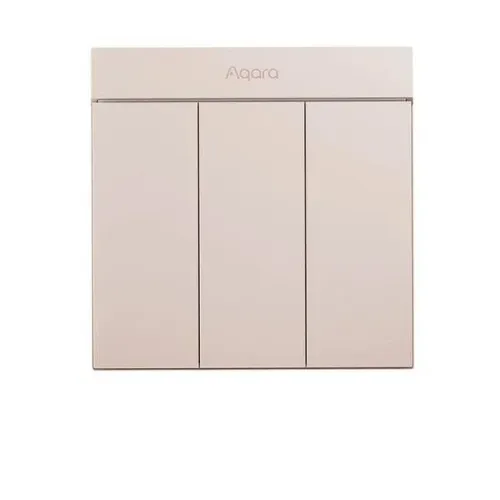 Interruptor de parede inteligente Aqara 3 Botões Rosa