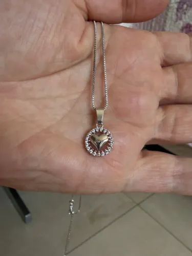 Colar prateado Morana - novo