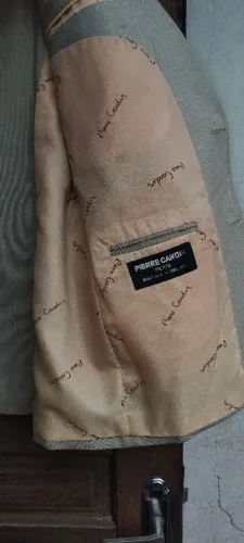 Blazer Pierre Cardin vintage com linho
