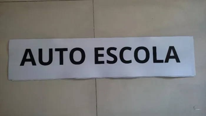 Plac de imã para exame de auto escola