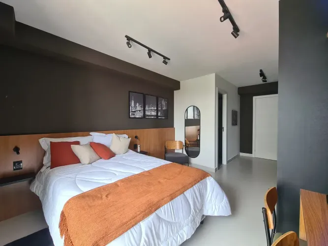 Apartamento/Comprar ou Alugar. Novo, 25m², varanda, Lazer completo, melhor bairro - Vila O