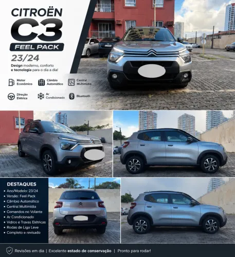Citroen C3 Feel Pack 1.6 Flex 16V 5P Aut. 2024