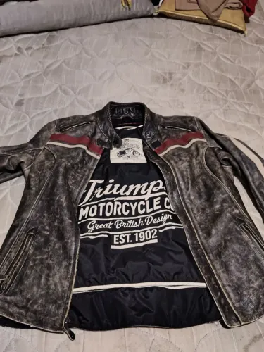 Jaqueta couro feminina TRIUMPH original