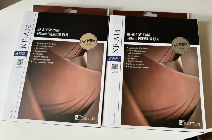 2x Fans Noctua 140mm (NF-A14 5V PWM) - Lacrados