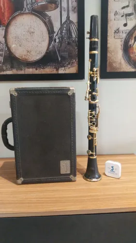 Clarinete Weril Dó 13 chaves - dourado