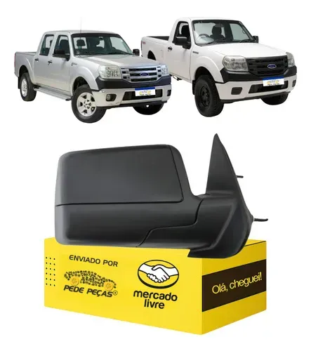 Retrovisor Ford Ranger 2009 2010 2011 2012 Direito Manual