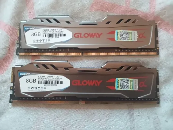 Memória ram ddr4 16 GB (2x8GB) 2666 Mhz