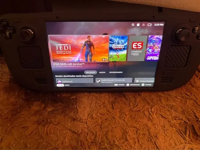 STEAM DECK OLED COM GARANTIA. Recebo seu console na troca.