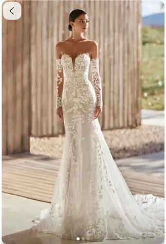 Vestido de Noiva Inspiração Grife Barcelona - USADO UMA ÚNICA VEZ