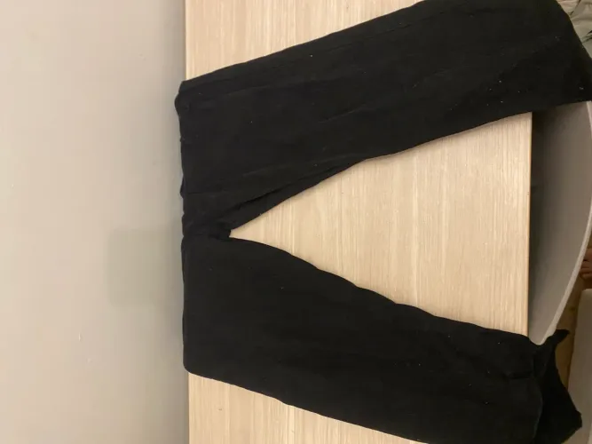 Calça pool jeans reta preta n46
