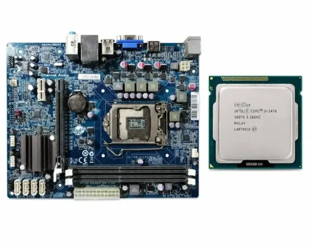 Lote 5 Kits Upgrade Positivo POS-EIH61CE - Placa Mãe H61 + Processador Core i5 3aG (Usado)