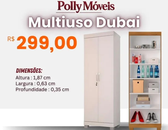 Armário Multiuso 100%MDF! Pronta Entrega!