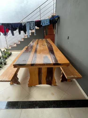 Mesa rústica 3 mts