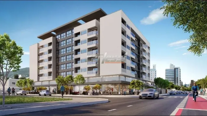 Apartamento com 2 quartos e Sacada com churrasqueira à venda em Florianópolis.