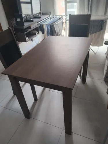 Conjunto de Mesa Sala de Jantar com 2 cadeiras