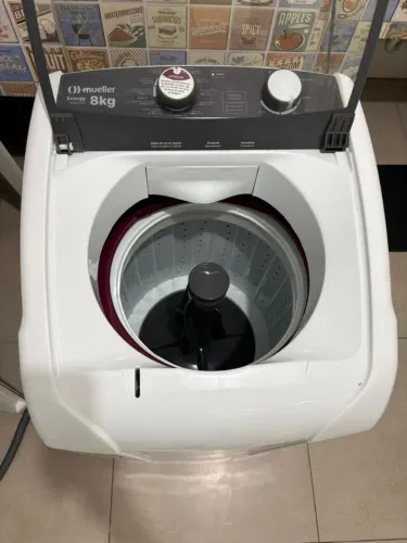 Vendo Máquina de Lavar Mueller Energy Autom. ática 8kg Ciclo Rápido BCO-220v Novo
