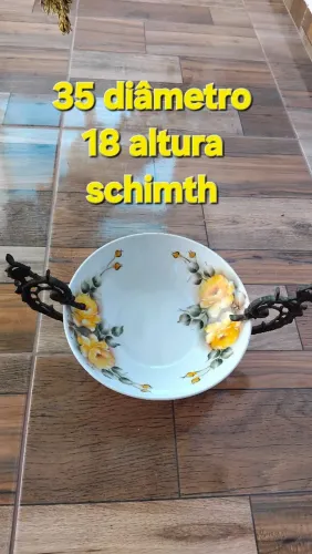 Fruteira porcelana schimth 