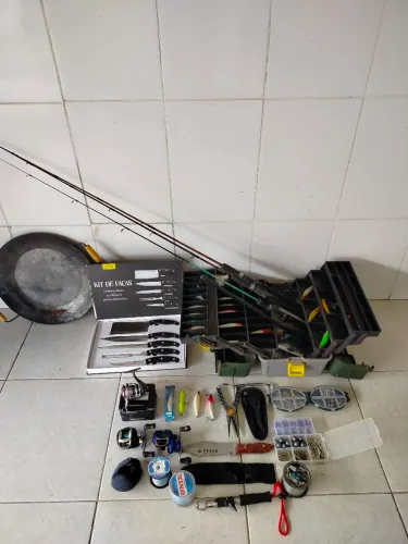 Tralha de pesca completa