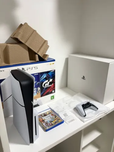 PS5 SLIM MÍDIA FÍSICA 1TB NO CARTÃO EM ATÉ 12x