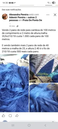 Rede para pescar 