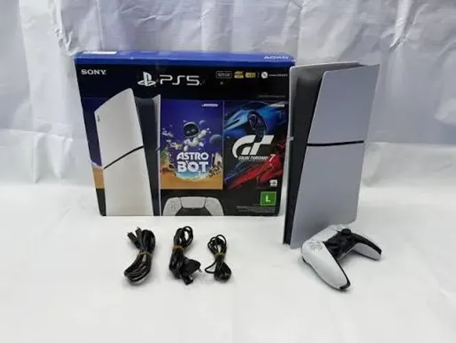 Playstation 5 Edição Digital 825 GB Slim Novo Com Jogos
