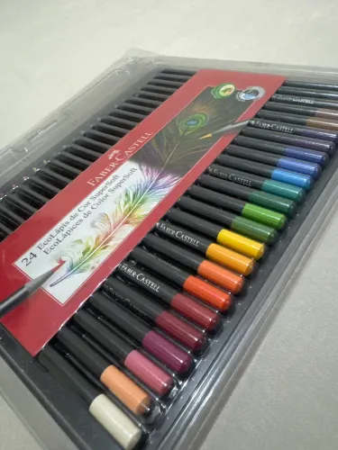 24 Lapis de Cor Faber Castell