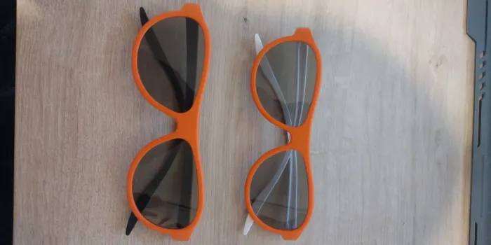 Óculos LG Dual Play Game Glasses - Kit com 2 unidades - Originais e Novos