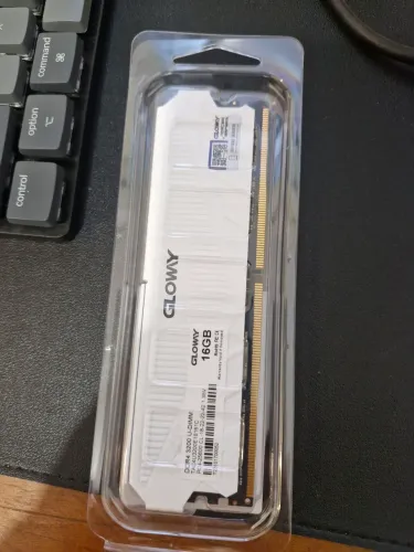 Memória RAM DDR4 3200mhz Branca 16GB Gloway