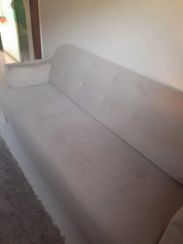 Sofá 3 lugares suede