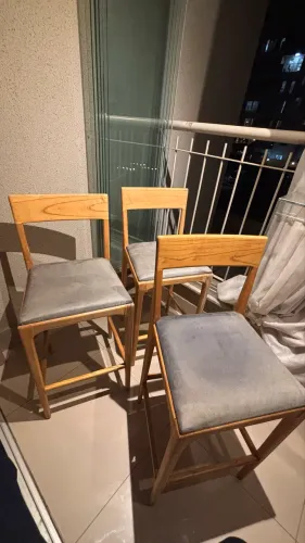 Conjunto de 6 banquetas