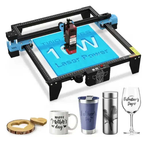 Máquina Laser Twotrees TTS-10 Pro - Comece seu próprio negócio de gravação a laser HOJE!
